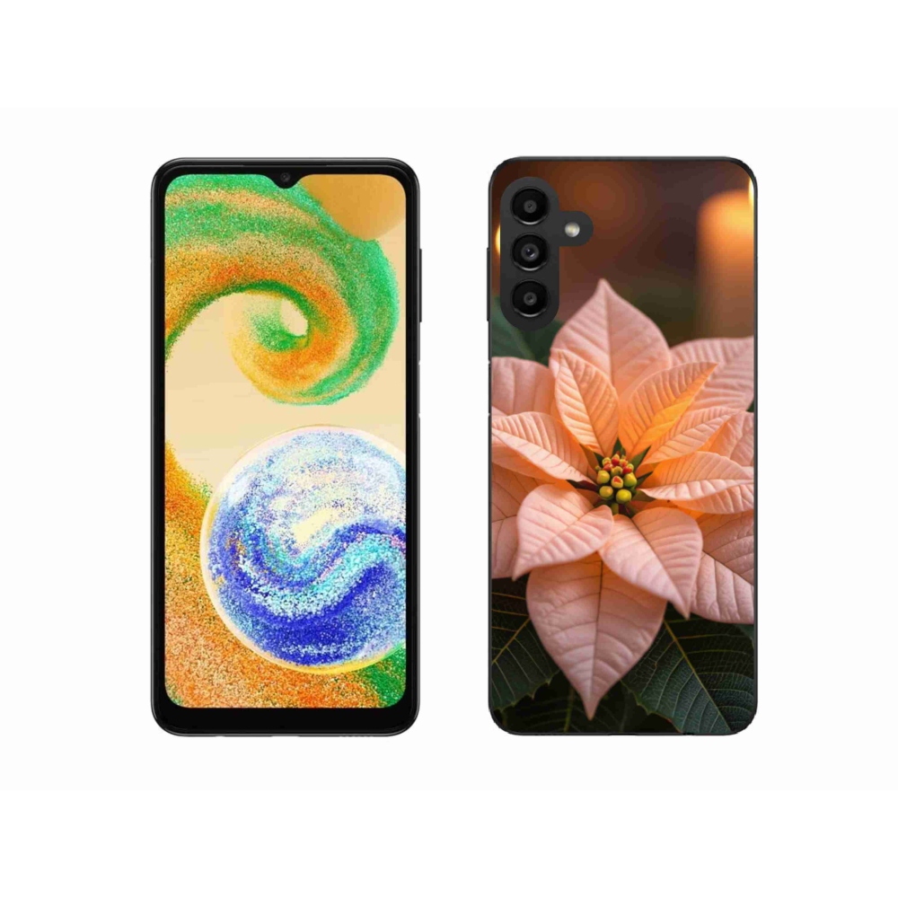 Gél borítás mmCase Samsung Galaxy A04s készülékhez - mikulásvirág