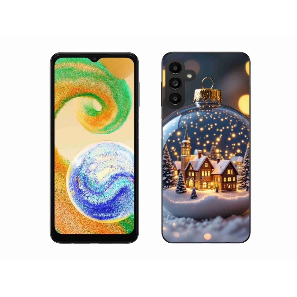 Gél borítás mmCase Samsung Galaxy A04s - Karácsonyi gömbök 4