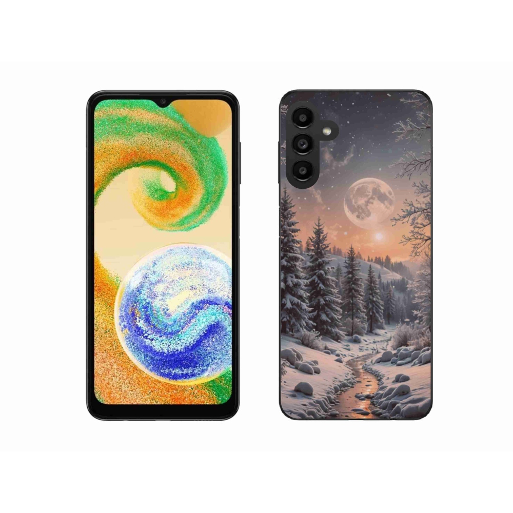 Gél borító mmCase Samsung Galaxy A04s - téli táj 2
