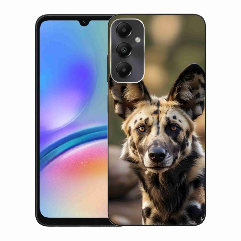 Gél borítás mmCase Samsung Galaxy A05s készülékhez - Afrikai vadkutya