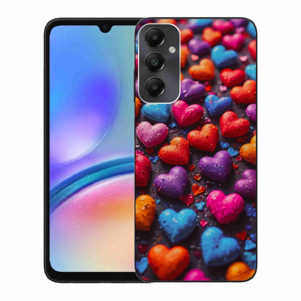 Zselés borítás mmCase Samsung Galaxy A05s készülékhez - színes szív