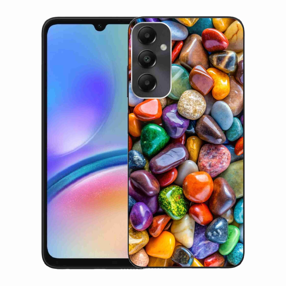 Zselés borítás mmCase Samsung Galaxy A05s készülékhez - színes strasszkövek