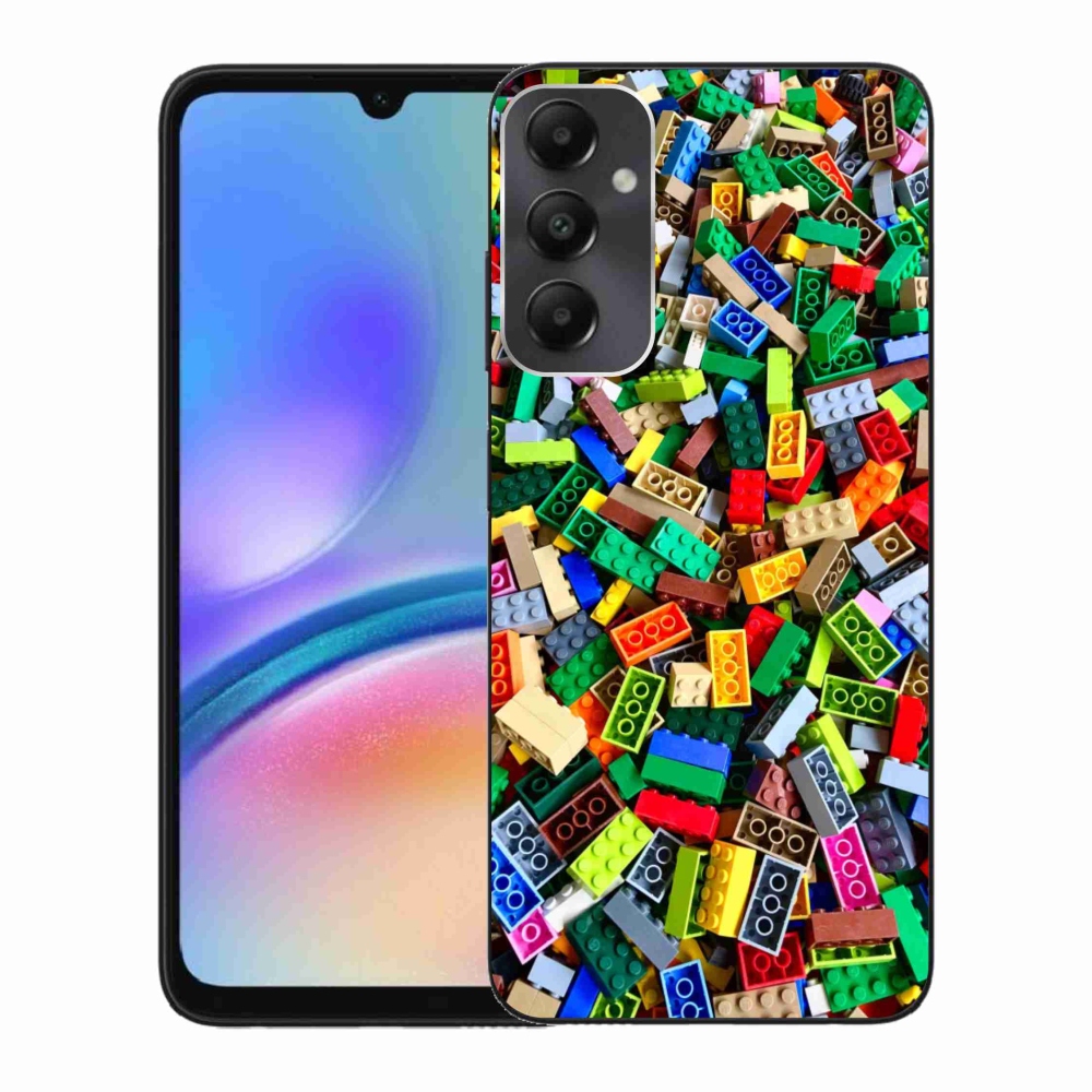 Gél borítás mmCase Samsung Galaxy A05s készülékhez - színes építőkockák