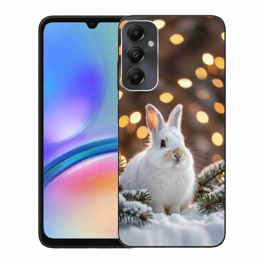 Zselés borítás mmCase Samsung Galaxy A05s készülékhez - fehér nyúl
