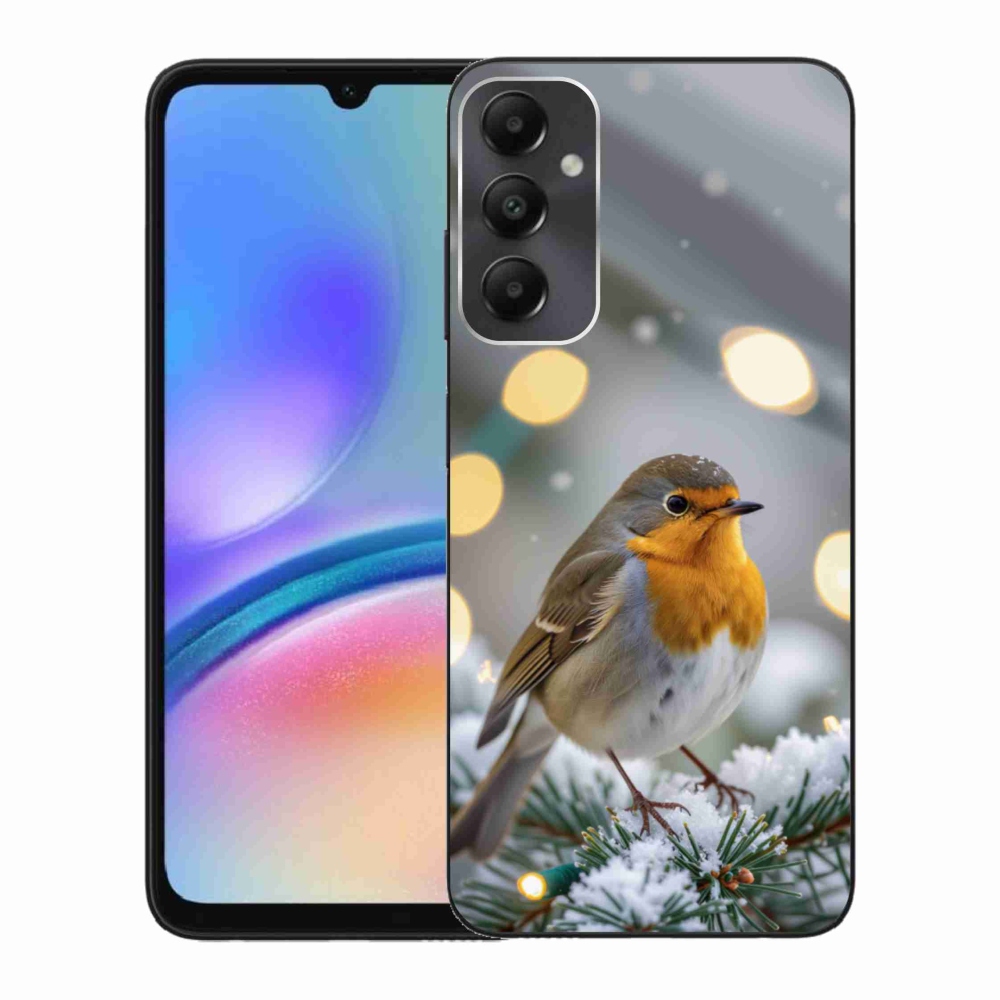 Zselés borítás mmCase Samsung Galaxy A05s készülékhez - piros télen