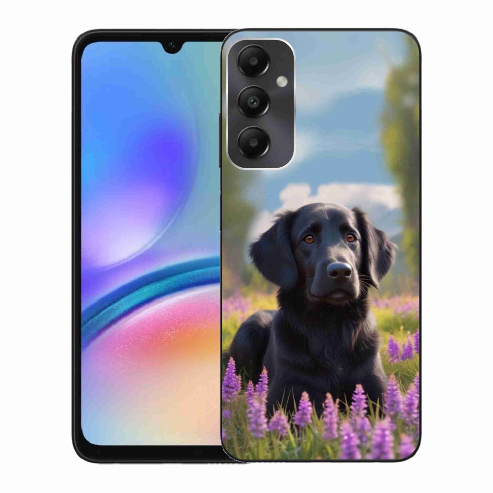 Gél védőhuzat mmCase Samsung Galaxy A05s készülékhez - elegáns fekete retriever