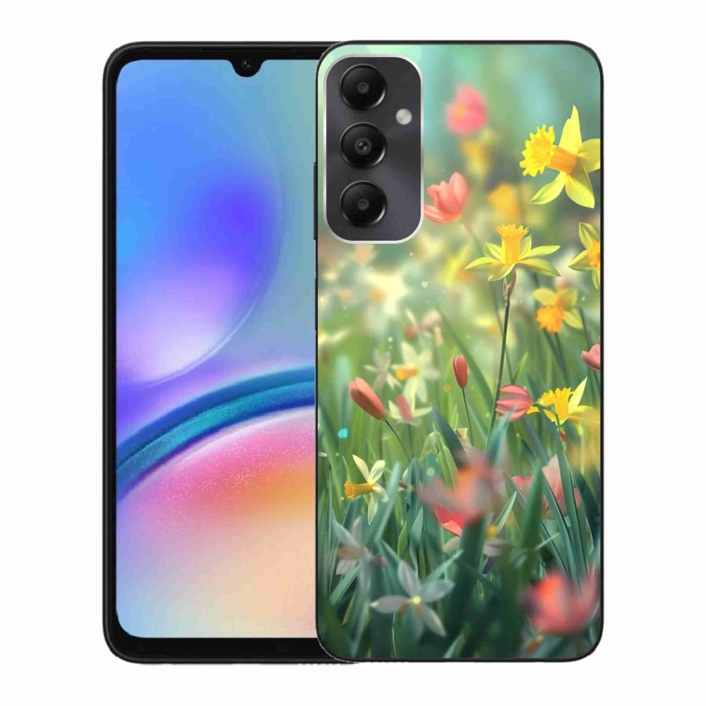 Gél borítás mmCase Samsung Galaxy A05s készülékhez - tavaszi virágok
