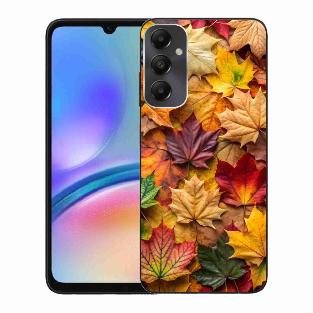 Gél borítás mmCase Samsung Galaxy A05s készülékhez - juharlevelek 2