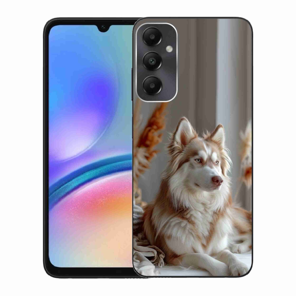 Zselés borítás mmCase Samsung Galaxy A05s készülékhez - csendes szibériai husky