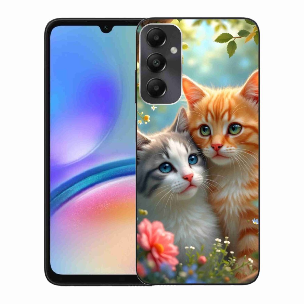 Gél borítás mmCase Samsung Galaxy A05s készülékhez - macskaszerelem 2