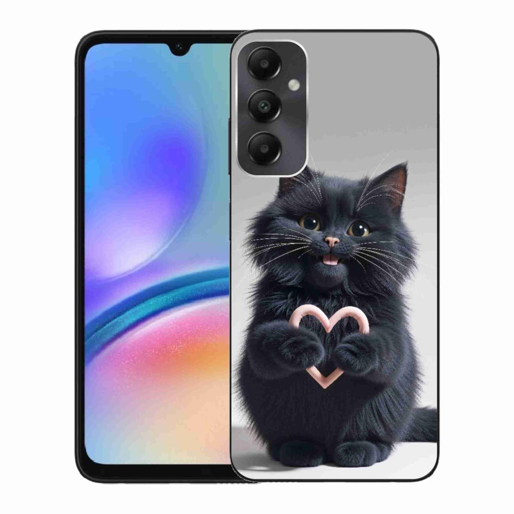 Gél borítás mmCase Samsung Galaxy A05s készülékhez - macskaszerelem 3
