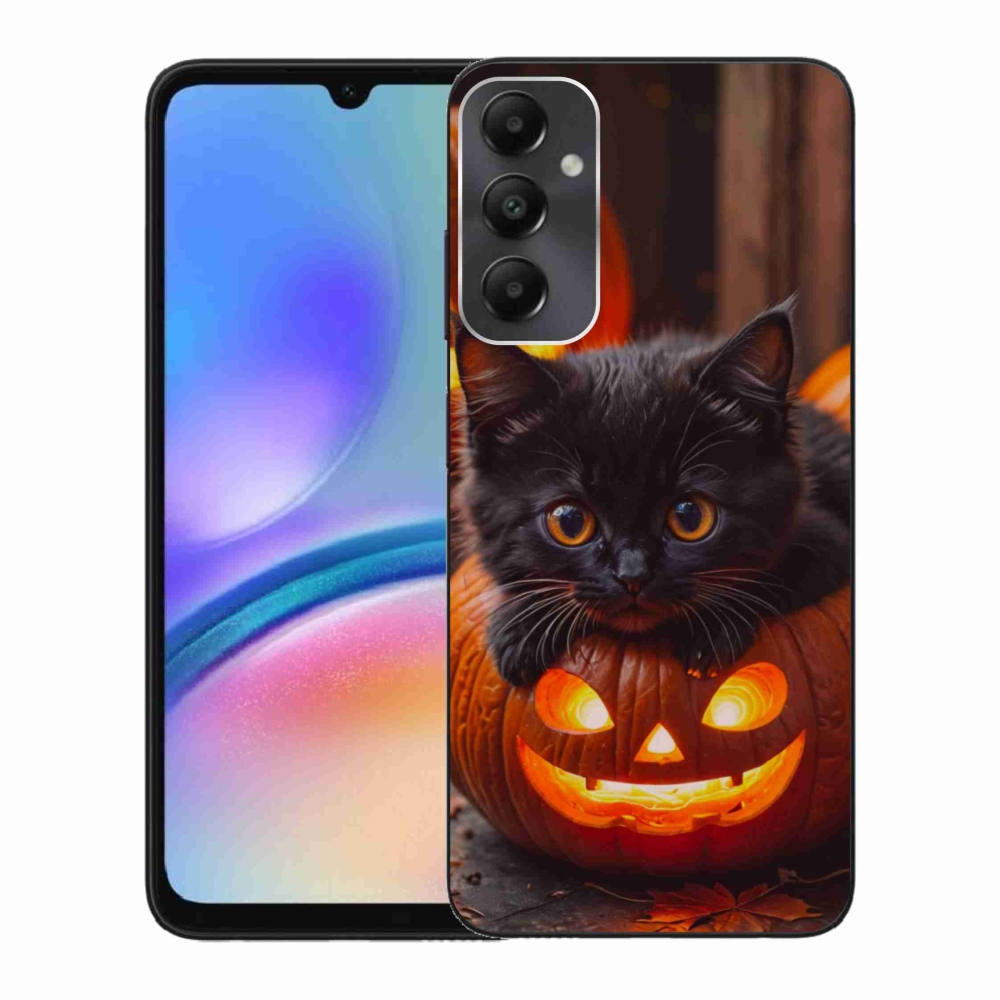 Gél borítás mmCase Samsung Galaxy A05s készülékhez - cica és tök