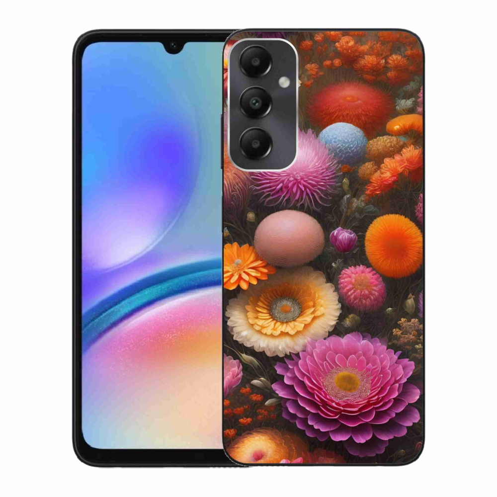 Gél borítás mmCase Samsung Galaxy A05s készülékhez - virágos kompozíció
