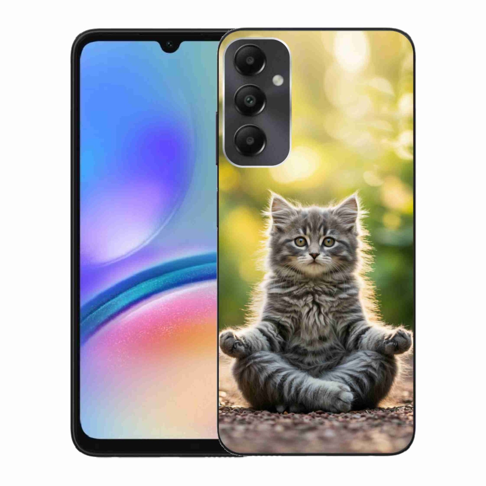 Gél borítás mmCase Samsung Galaxy A05s készülékhez - meditáló cica