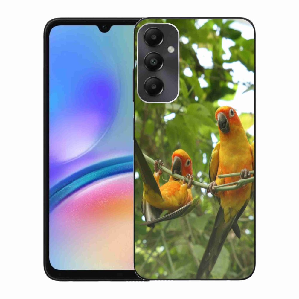 Gél borítás mmCase Samsung Galaxy A05s készülékhez - papagájok aratingy