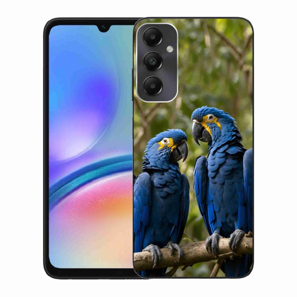 Gél borítás mmCase Samsung Galaxy A05s készülékhez - papagáj duó