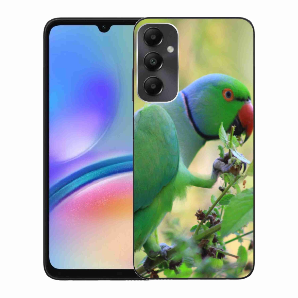 Gél borítás mmCase Samsung Galaxy A05s készülékhez - papagáj alexandr