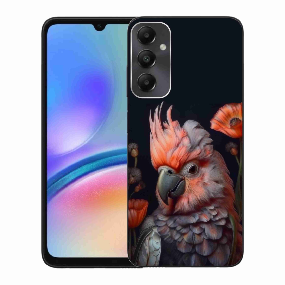 Gél borítás mmCase Samsung Galaxy A05s készülékhez - papagáj kakadu színekben