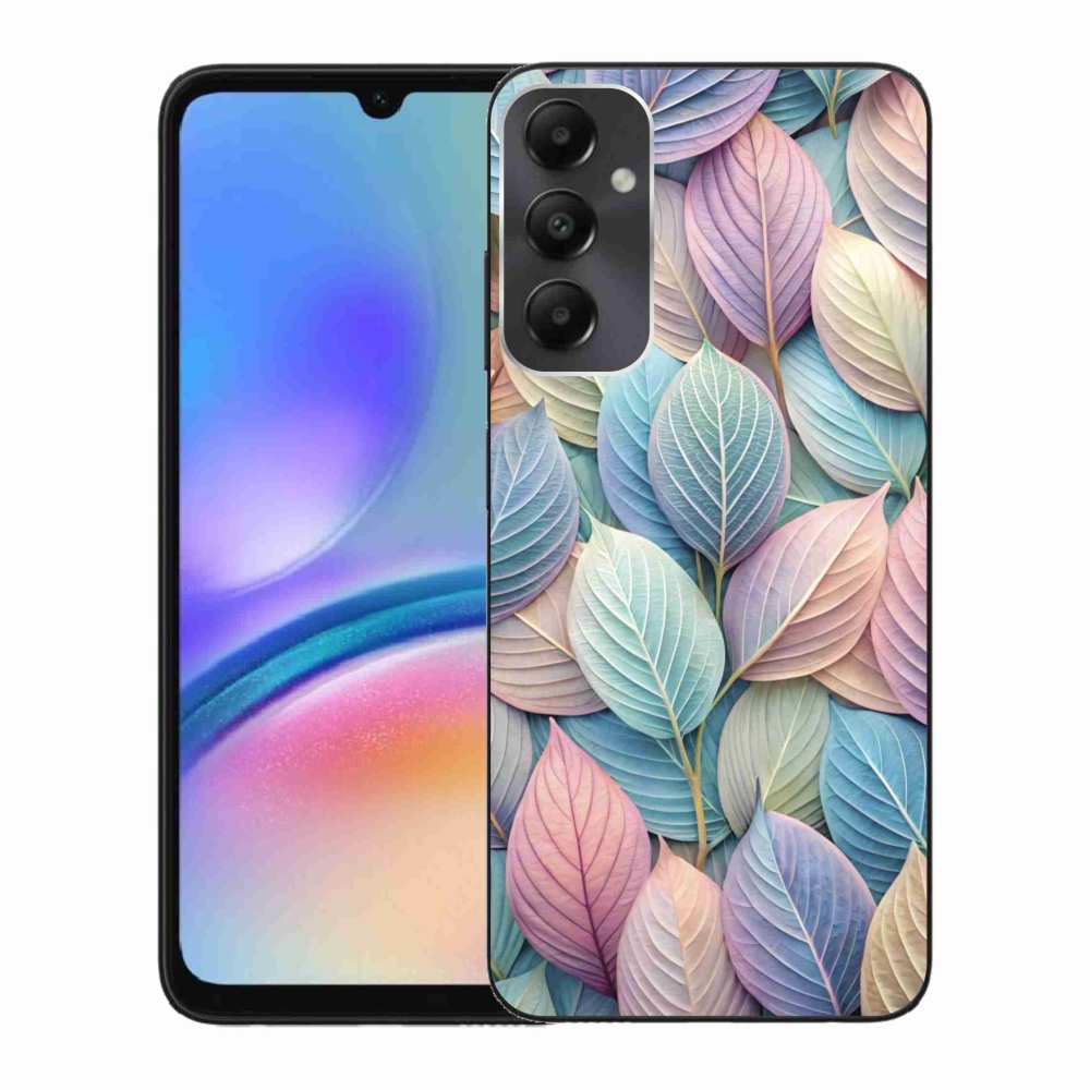 Zselés borítás mmCase Samsung Galaxy A05s készülékhez - pasztell levelek