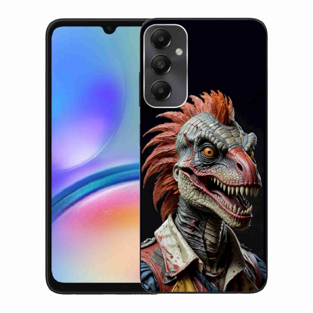 Zselés borítás mmCase Samsung Galaxy A05s készülékhez - punk dinoszaurusz