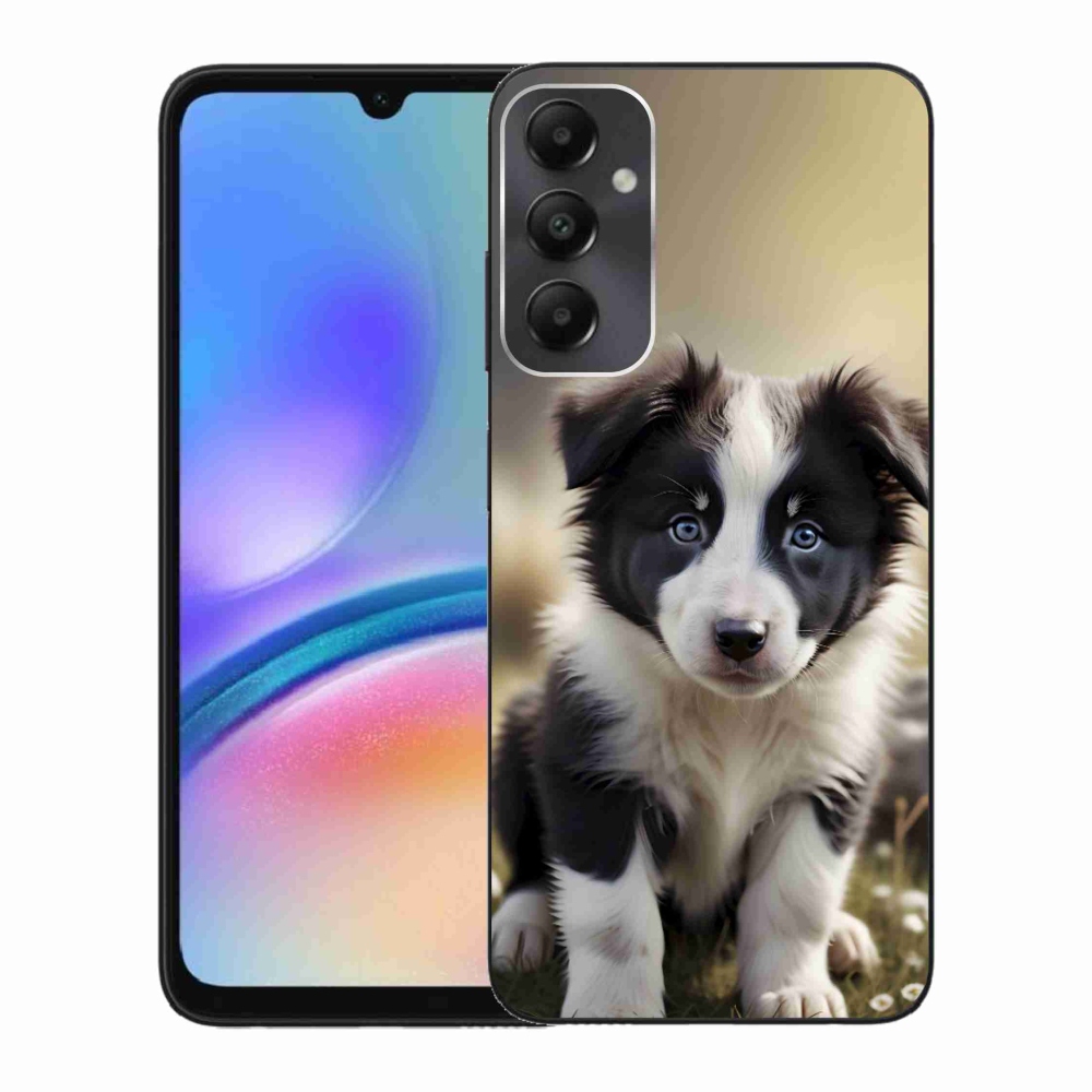 Gél borítás mmCase Samsung Galaxy A05s készülékhez - aranyos border collie