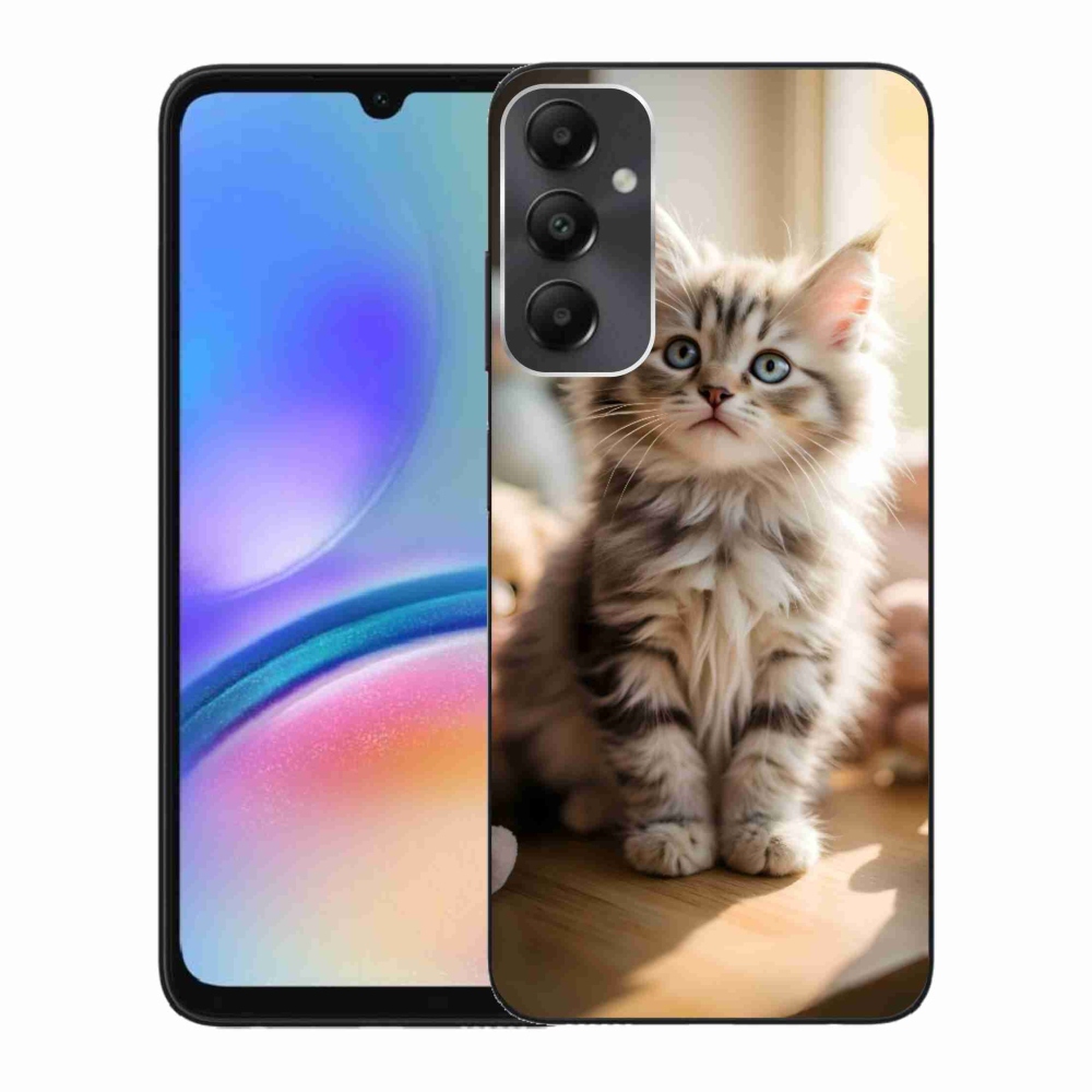 Gél borító mmCase Samsung Galaxy A05s készülékhez - aranyos cica 10