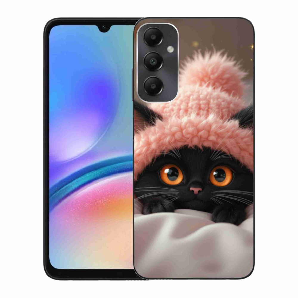 Gél borítás mmCase Samsung Galaxy A05s készülékhez - aranyos cica 7