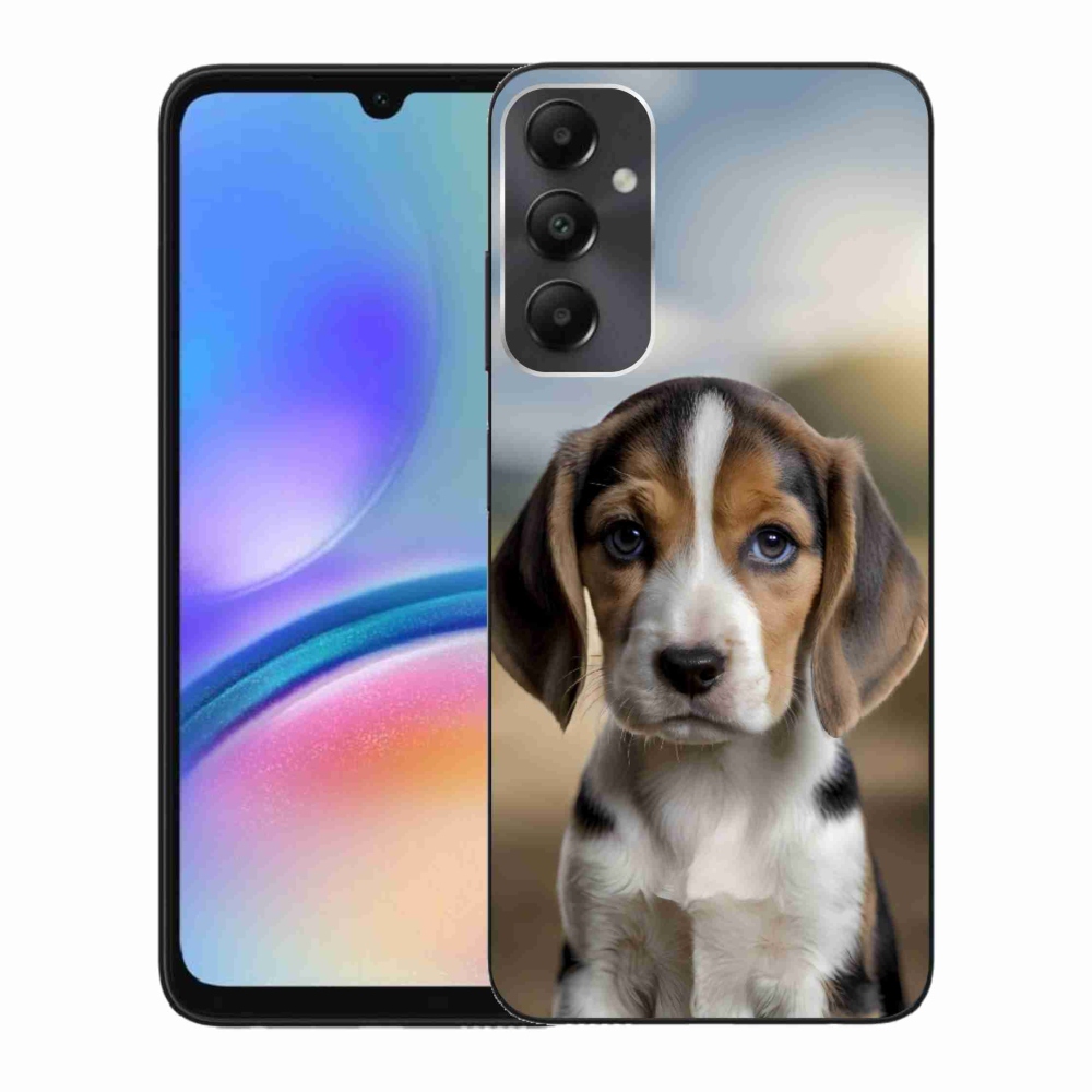 Gél borítás mmCase Samsung Galaxy A05s készülékhez - aranyos beagle