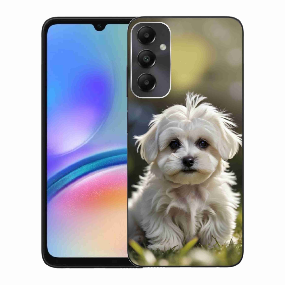 Gél borítás mmCase Samsung Galaxy A05s készülékhez - aranyos máltai kutya