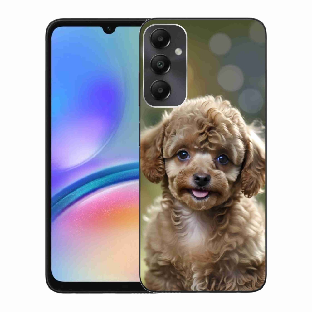 Gél borítás mmCase Samsung Galaxy A05s készülékhez - aranyos uszkár