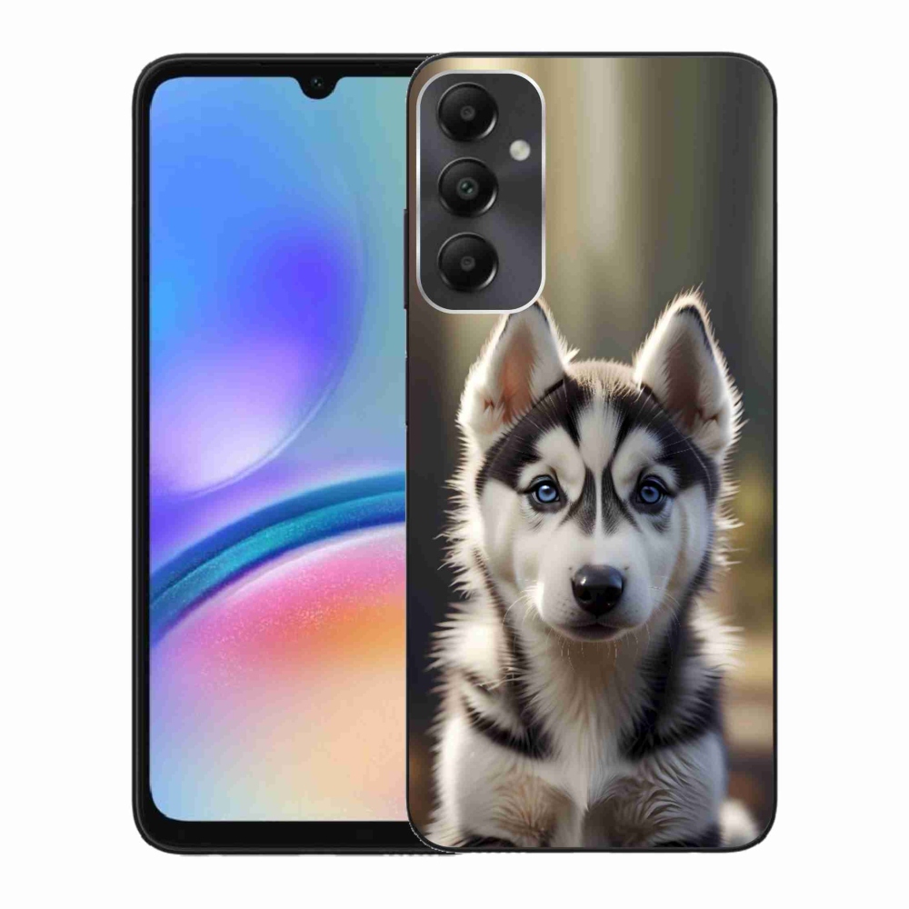 Gél borítás mmCase Samsung Galaxy A05s készülékhez - aranyos szibériai husky