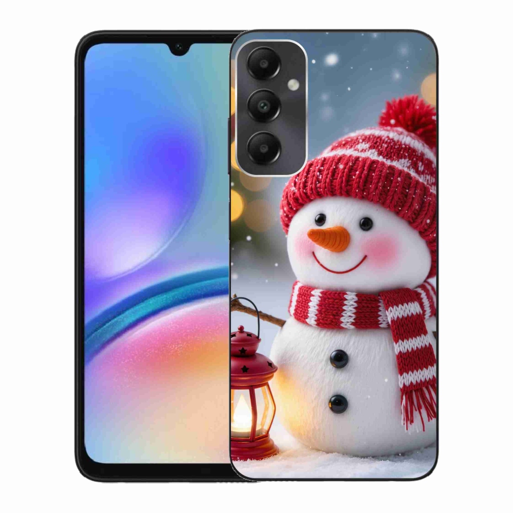 Zselés borítás mmCase Samsung Galaxy A05s készülékhez - hóember 2