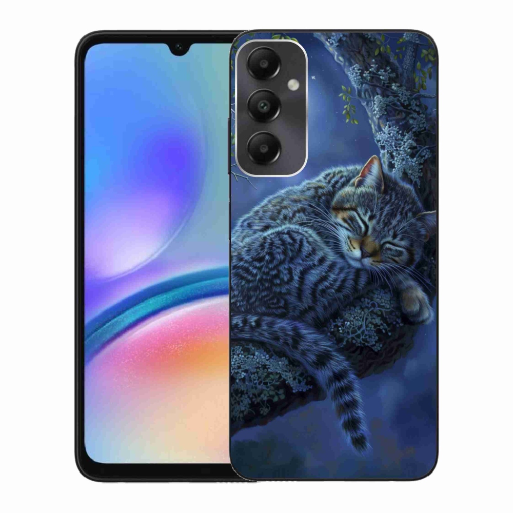 Gél borítás mmCase Samsung Galaxy A05s készülékhez - alvó macska