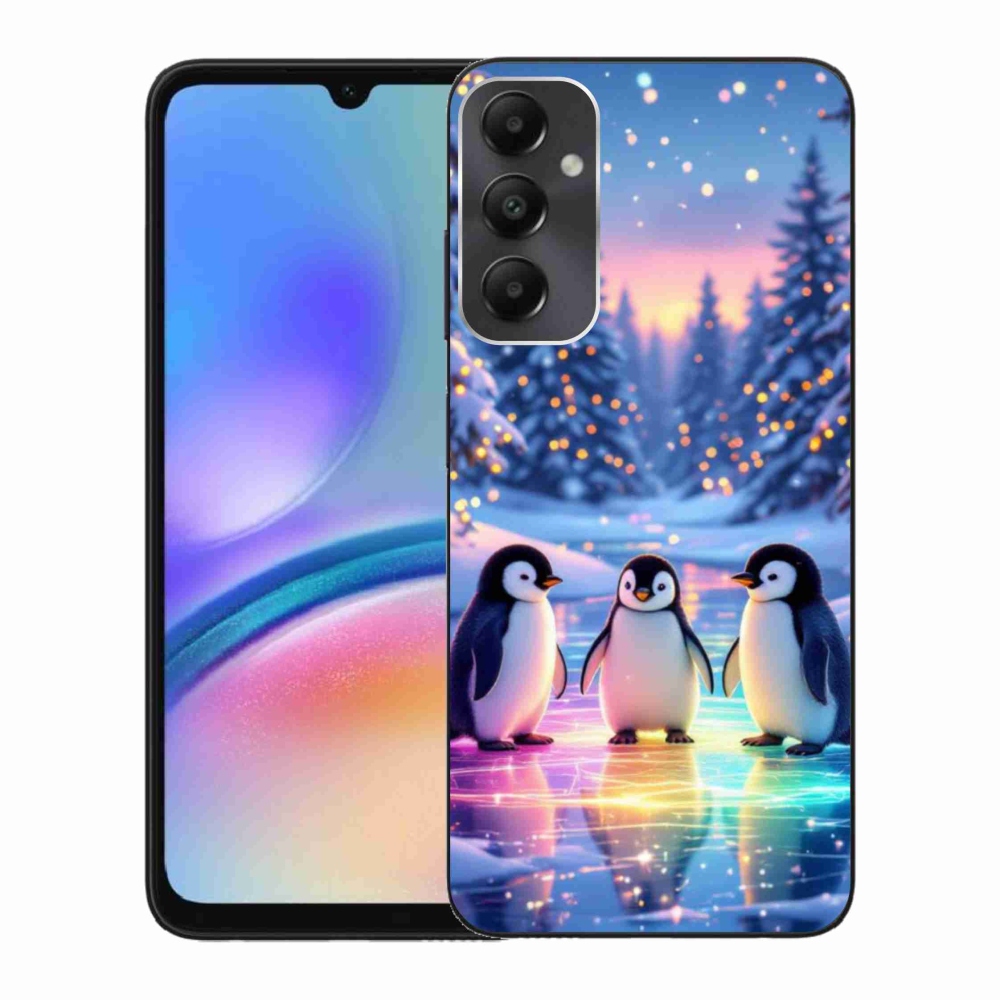 Gél borítás mmCase Samsung Galaxy A05s készülékhez - pingvinek