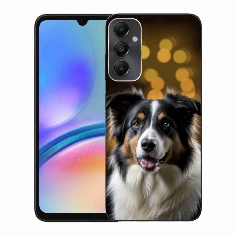 Gél borítás mmCase Samsung Galaxy A05s készülékhez - mosolygós ausztrál juhászkutya