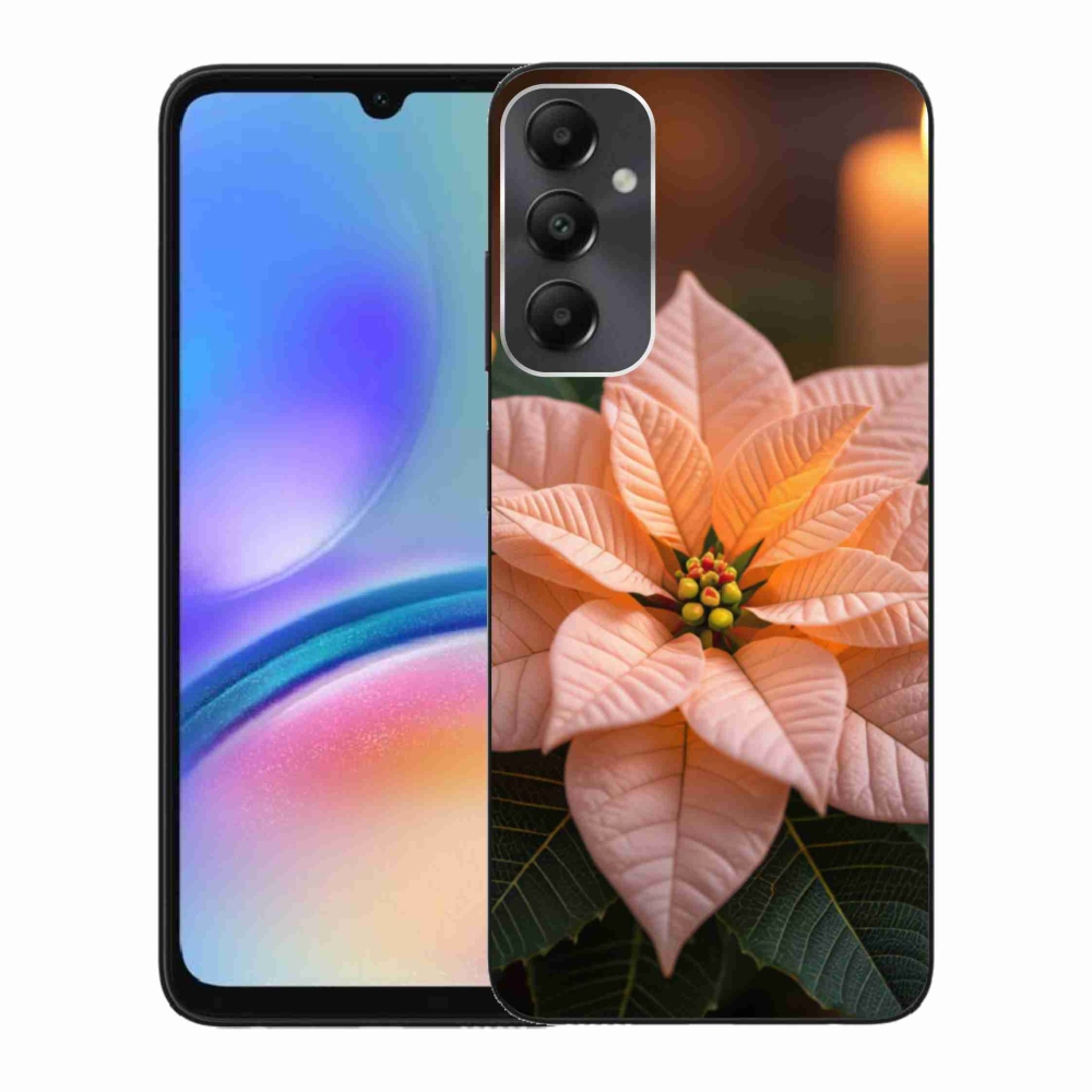 Gél borítás mmCase Samsung Galaxy A05s készülékhez - mikulásvirág