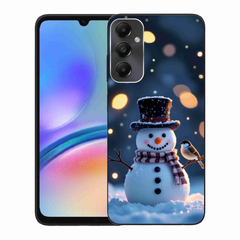 Gél borítás mmCase Samsung Galaxy A05s készülékhez - Karácsonyi hóember