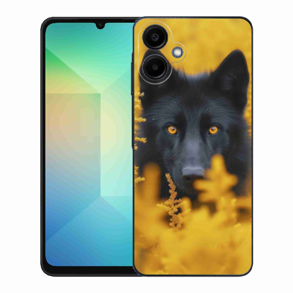 Zselés borítás mmCase Samsung Galaxy A06 - fekete farkas 2