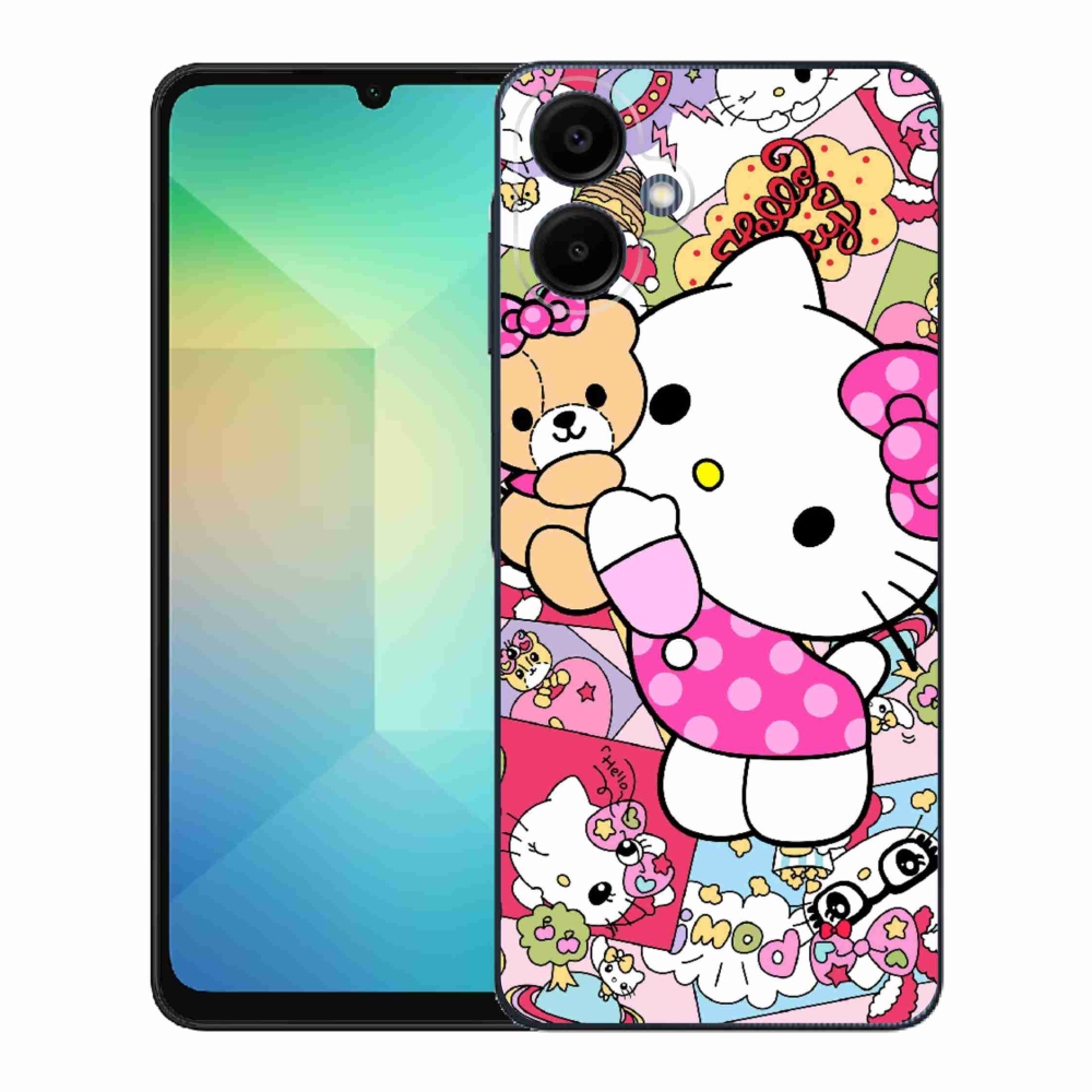 Gél borítás mmCase Samsung Galaxy A06-hoz - aranyos cica