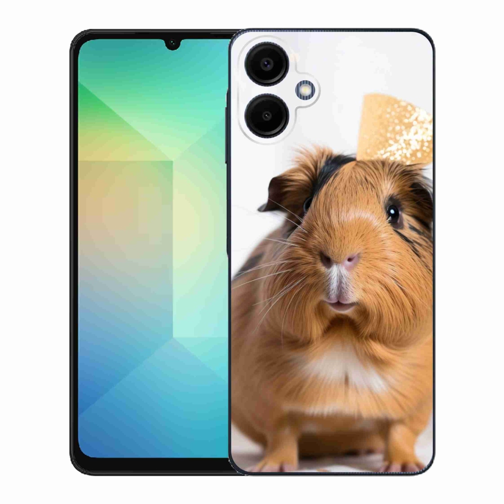 Zselés borítás mmCase Samsung Galaxy A06-hoz - barna tengerimalac