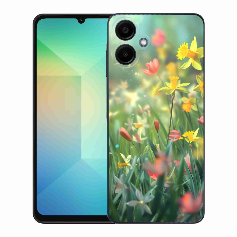 Gél borítás mmCase Samsung Galaxy A06 - tavaszi virágok