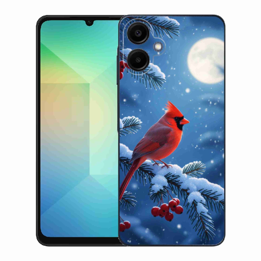 Zselés borítás mmCase Samsung Galaxy A06-hoz - kardinálpiros színű
