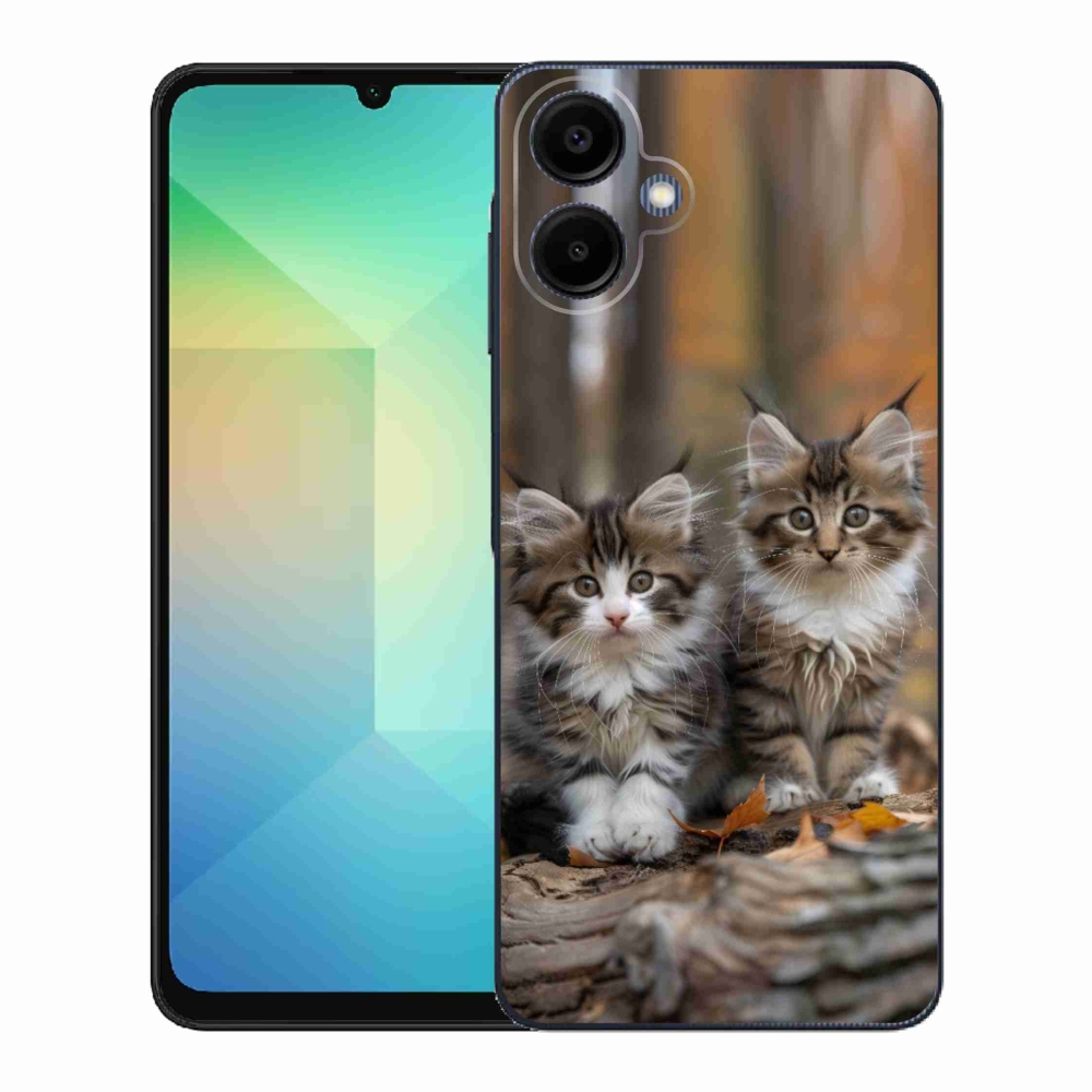 Zselés borítás mmCase Samsung Galaxy A06 - cat duo 3 számára