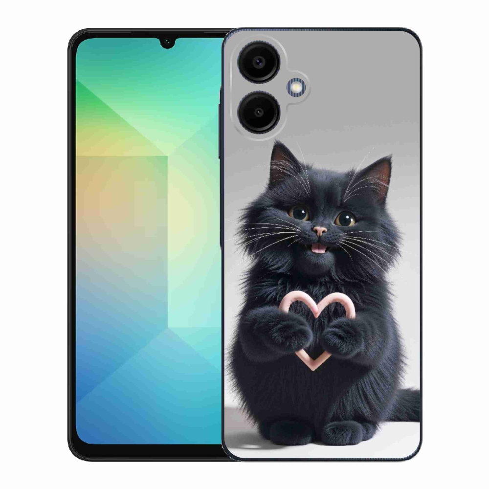 Gél borítás mmCase Samsung Galaxy A06 - macskaszerelem 3