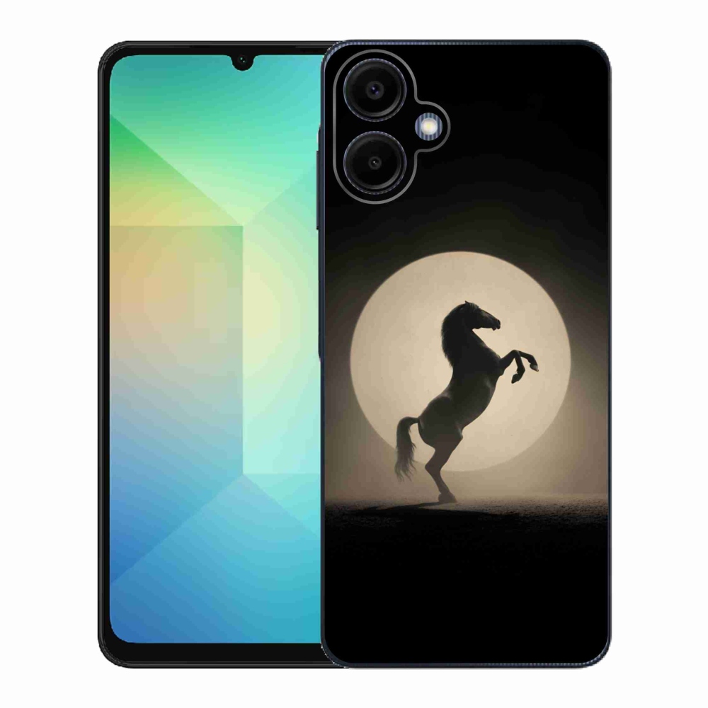 Zselés borítás mmCase Samsung Galaxy A06-hoz - ló sziluettben