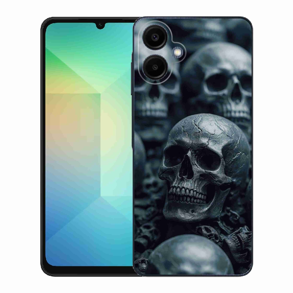 Zselés borítás mmCase Samsung Galaxy A06 - koponya 2
