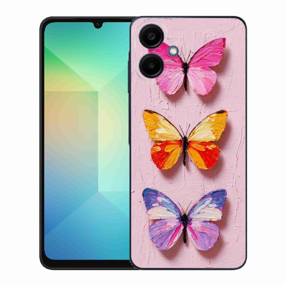 Gél borítás mmCase Samsung Galaxy A06 - pillangó szentháromsághoz