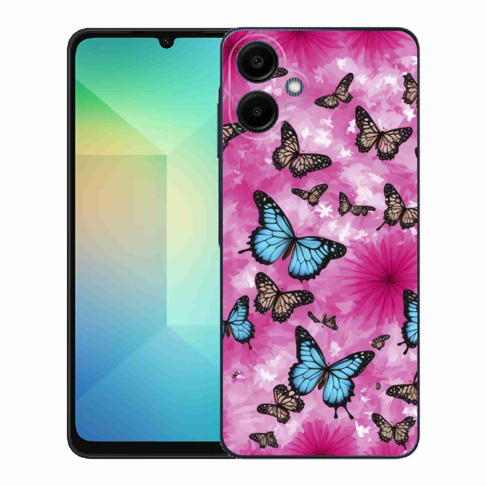 Gél borítás mmCase Samsung Galaxy A06-hoz - pillangókert
