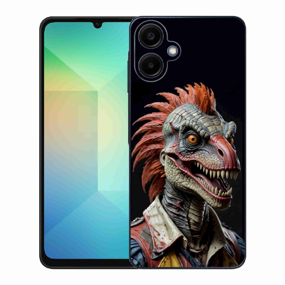 Gél borítás mmCase Samsung Galaxy A06 - punk dinoszauruszhoz