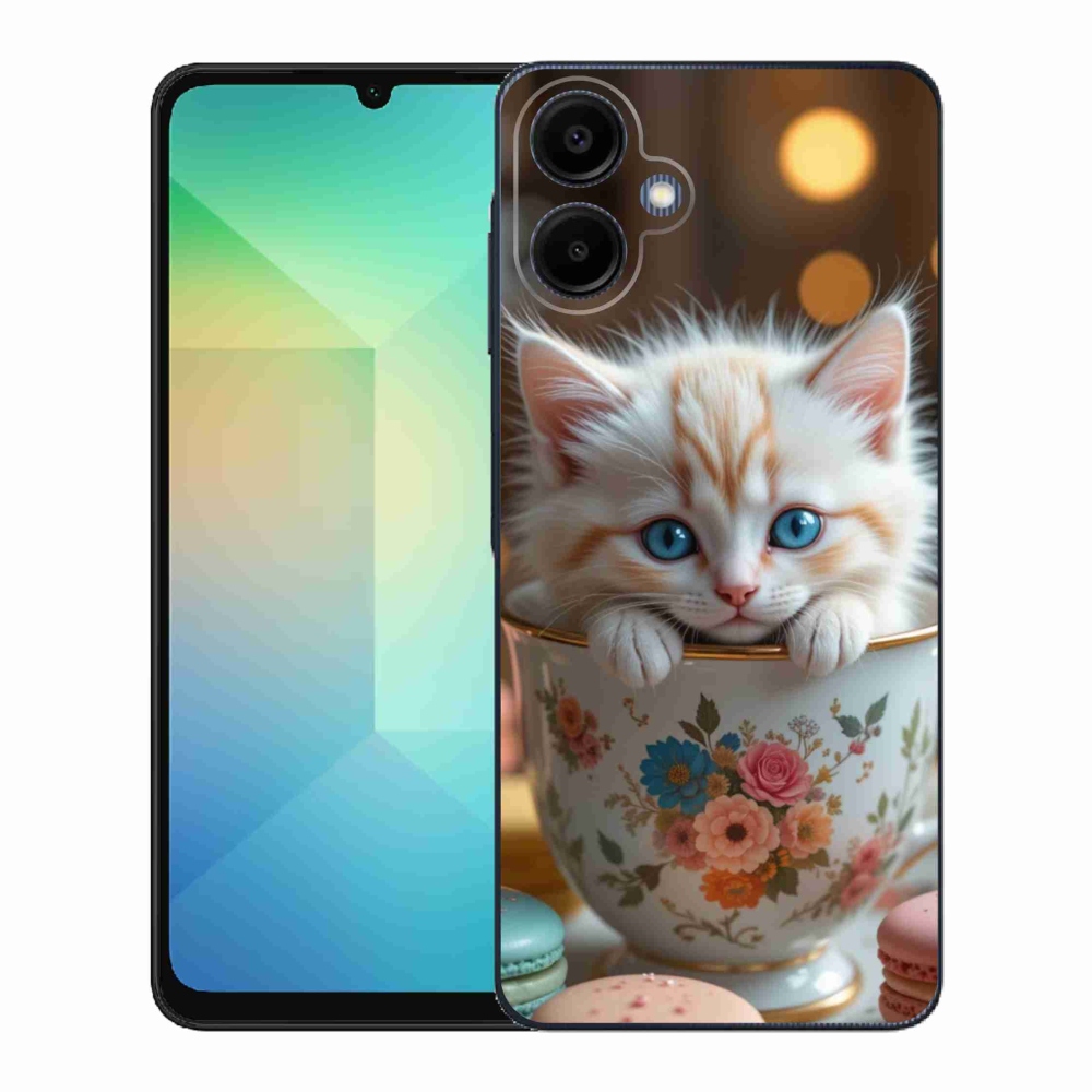 Gél borító mmCase Samsung Galaxy A06-hoz - aranyos cica 6